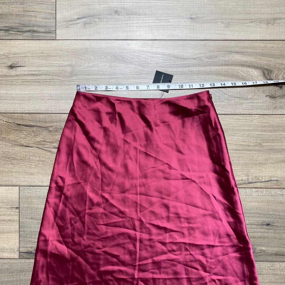 Club Monaco Women's Trycia 90s Inspired Slip Skirt Size‎ 0 Pink - Picture 2 of 14